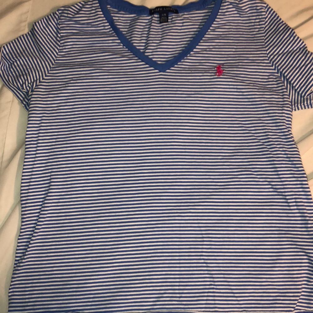 Ralph Lauren Preppy Striped Top
